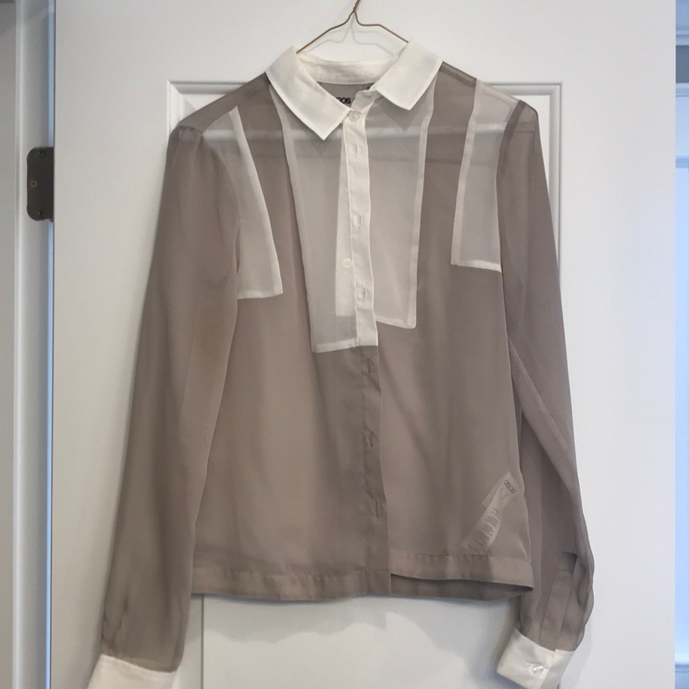 Asos sheer blouse